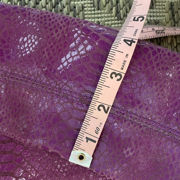 Michael Kors Fuchsia Snakeskin Tote - Picture 15 of 15